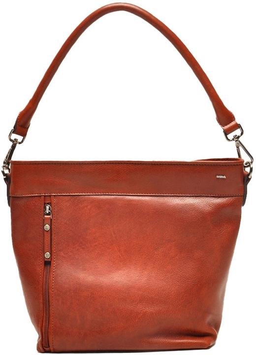 Immagine prodotto Berba Medium Schoudertas Dames - Leer - Gestreept - Lucca - Cognac