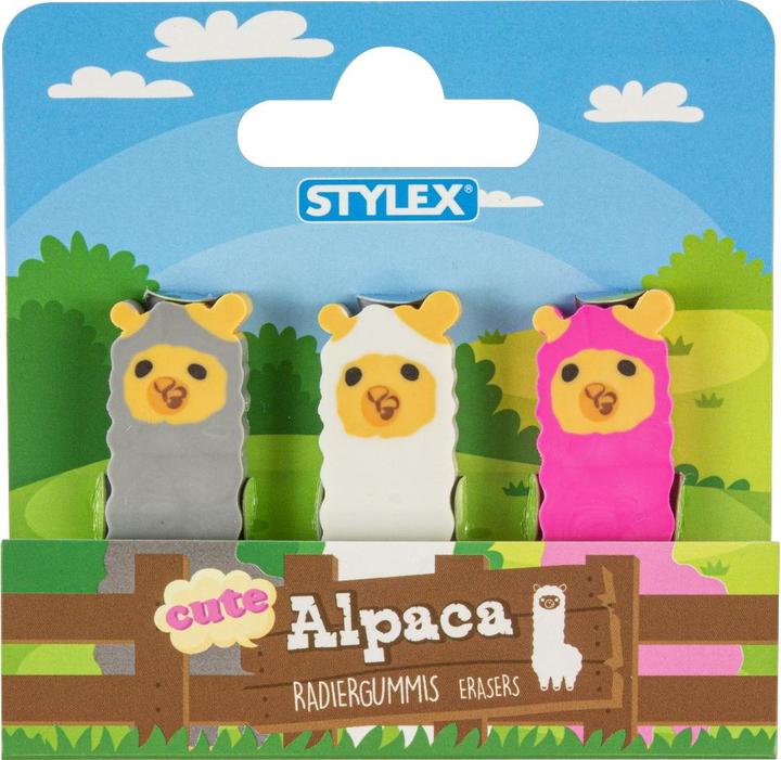 Image du produit Stylex 34091 Jeu de gommes, 3 pièces