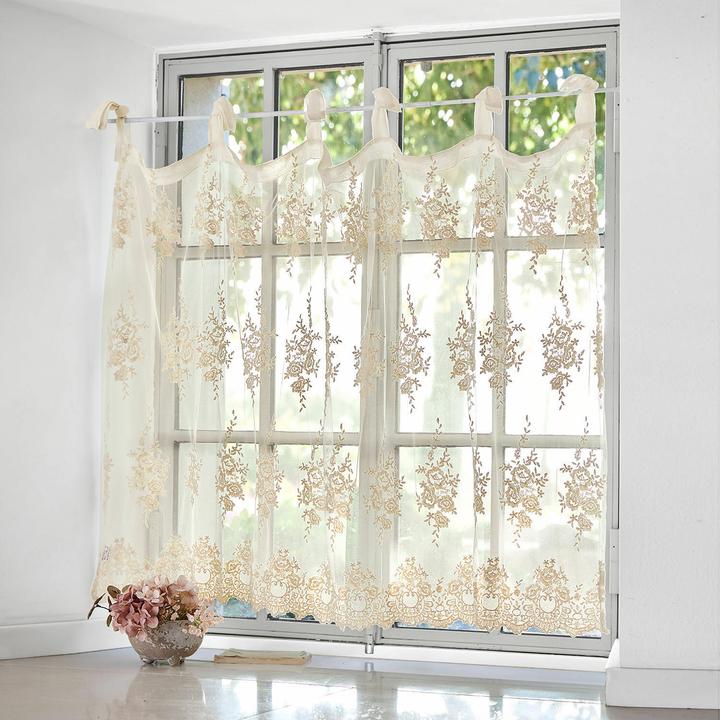 Actual product image Loberon Scheibengardine Velarion creme (140 x 85 cm)