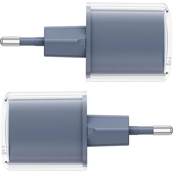 Thumbnail - Acefast Wall charger A53 Sparkling series PD 30W GaN (grey) (30 W), USB Ladegerät, Grau
