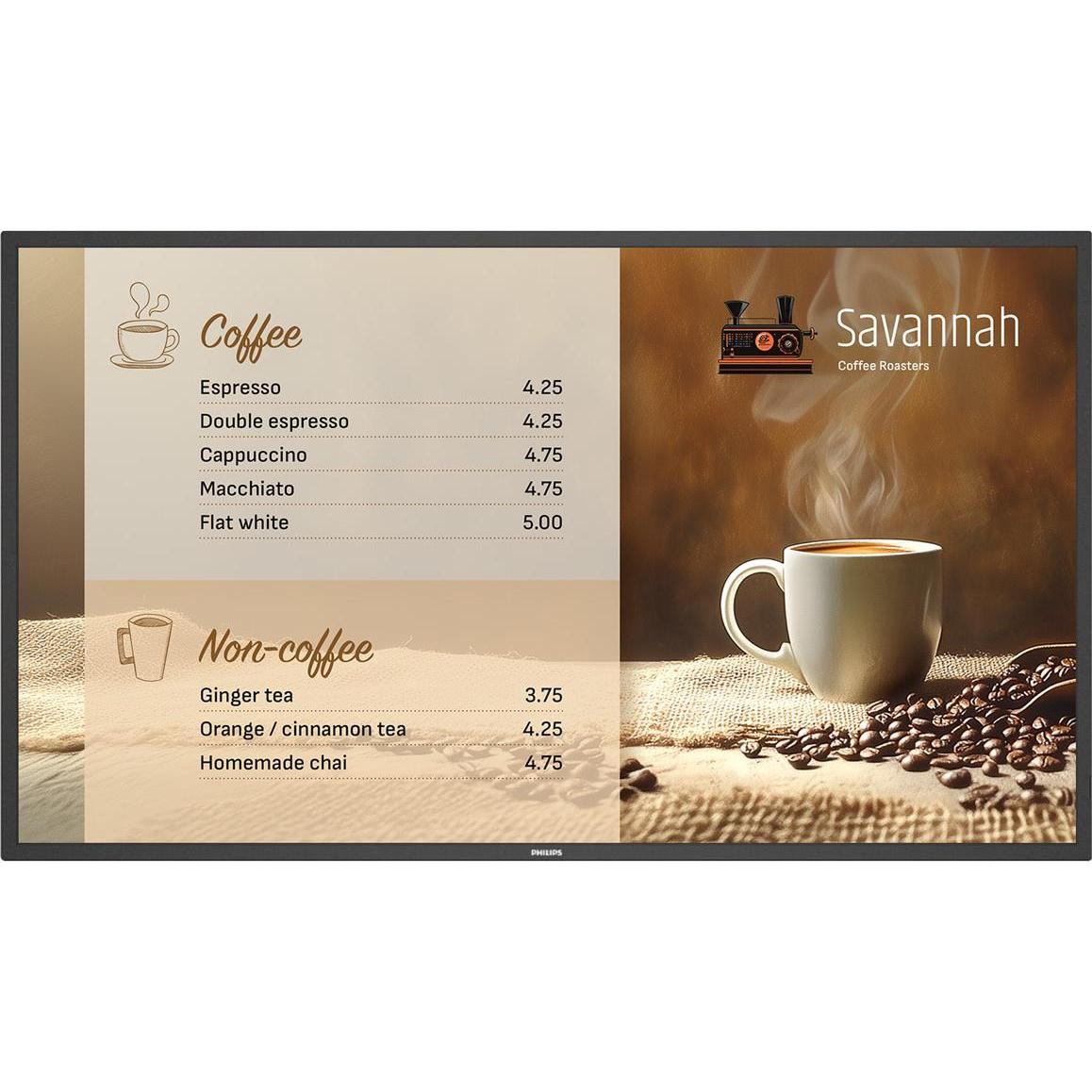 Philips P-Line 43BDL6017P 109,2cm(43") 24/7/UHD (Speditionsversand) (3840 x 2160 Pixel, 43"), Digita