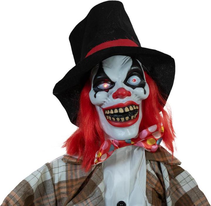 Productafbeelding Europalms Halloween figuur Clown Hatty, geanimeerd, 185cm
