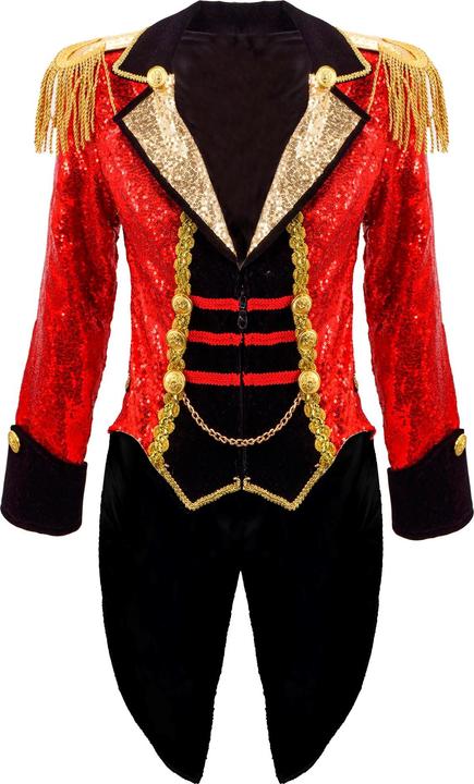 Actual product image Widmann Sequin tailcoat: circus director (L)