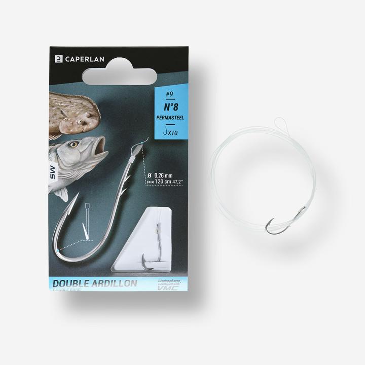 Actual product image Caperlan Leader hook Double barb
