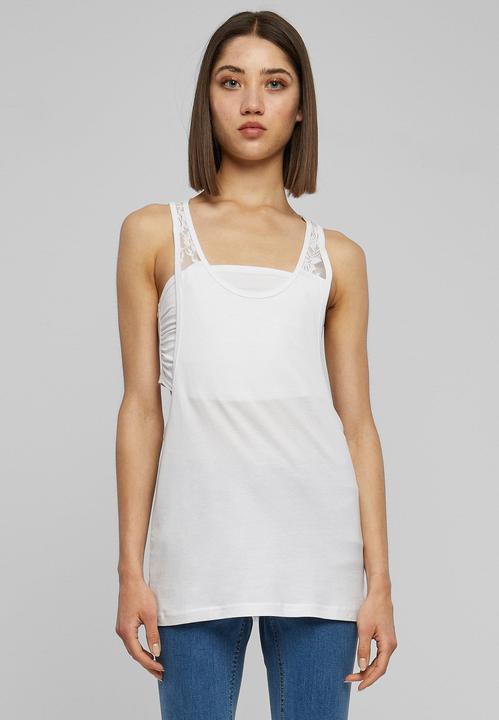 Produktbild Urban Classics Ladies Flower Laces Loose Tank (M)