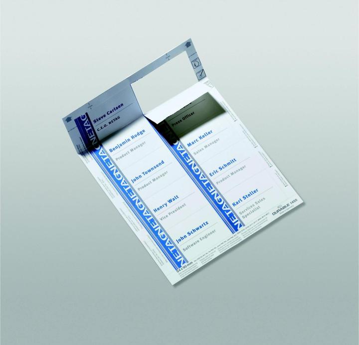 Produktbild Durable Einstecketiketten Badgemaker für Namensschilder