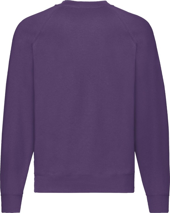 Actual product image Fruit of the Loom Mens Classic 80/20 Raglan Sweatshirt (M)