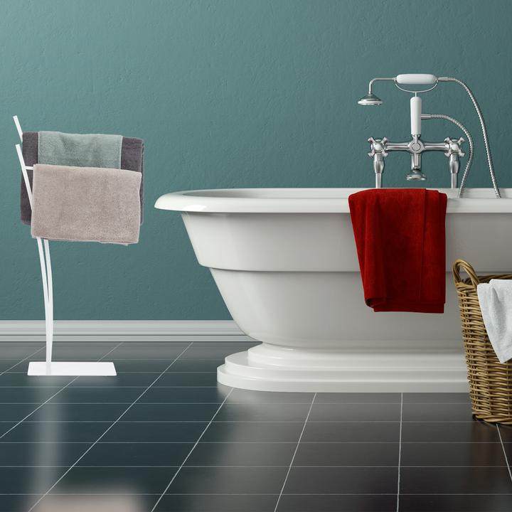 Image du produit Relaxdays Porte-serviettes sur pied