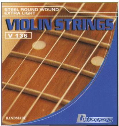 Actual product image Dimavery Violin strings set (4 x, Fiddle, 0.03")