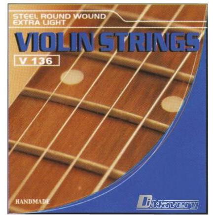Dimavery Violin-Saiten Set (4 x, Geige, 0.03) (26460010)