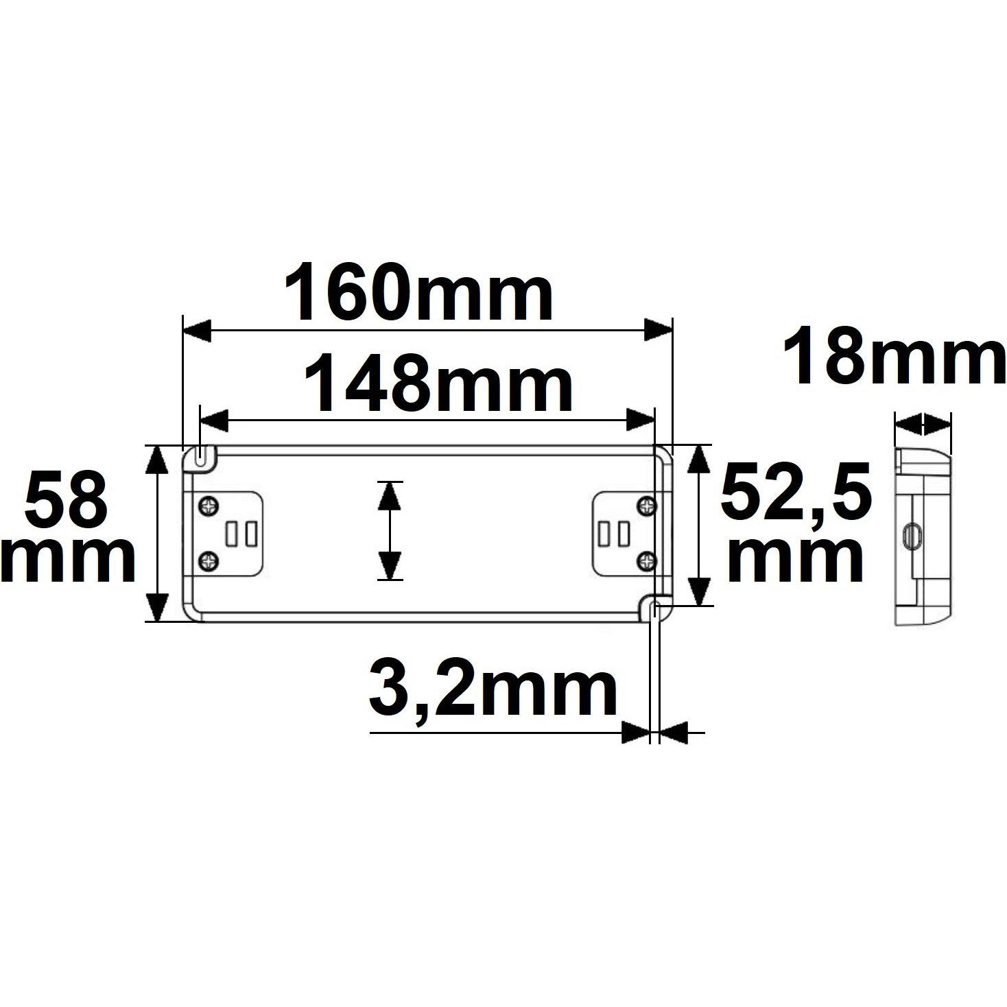 Thumbnail - Isoled, Zubehör Beleuchtung, LED Trafo 48V/DC, 0-60W, ultraflach, SELV