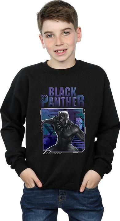 Immagine prodotto Black Panther Tech Badge Felpa Ragazzi (116)