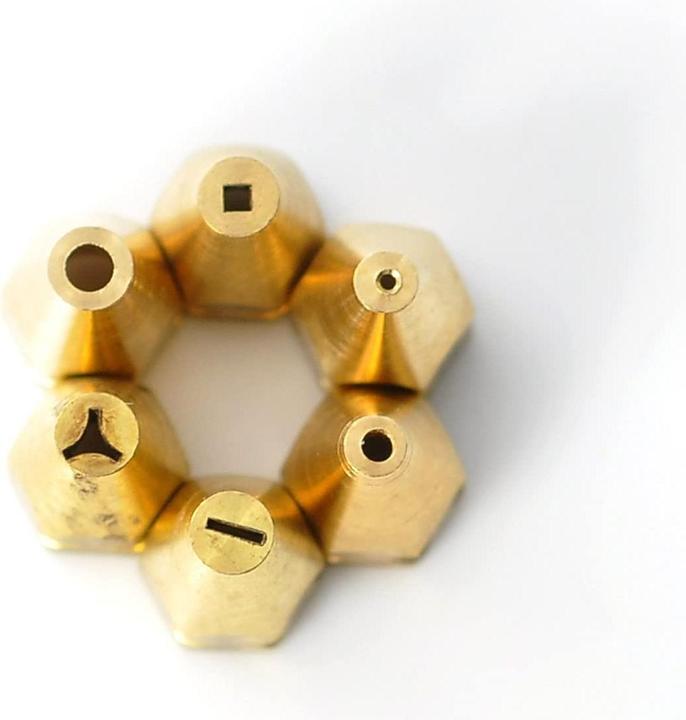 Actual product image 3Doodler Nozzle set 6 pcs. 2.0 different shapes (Blast pipe)