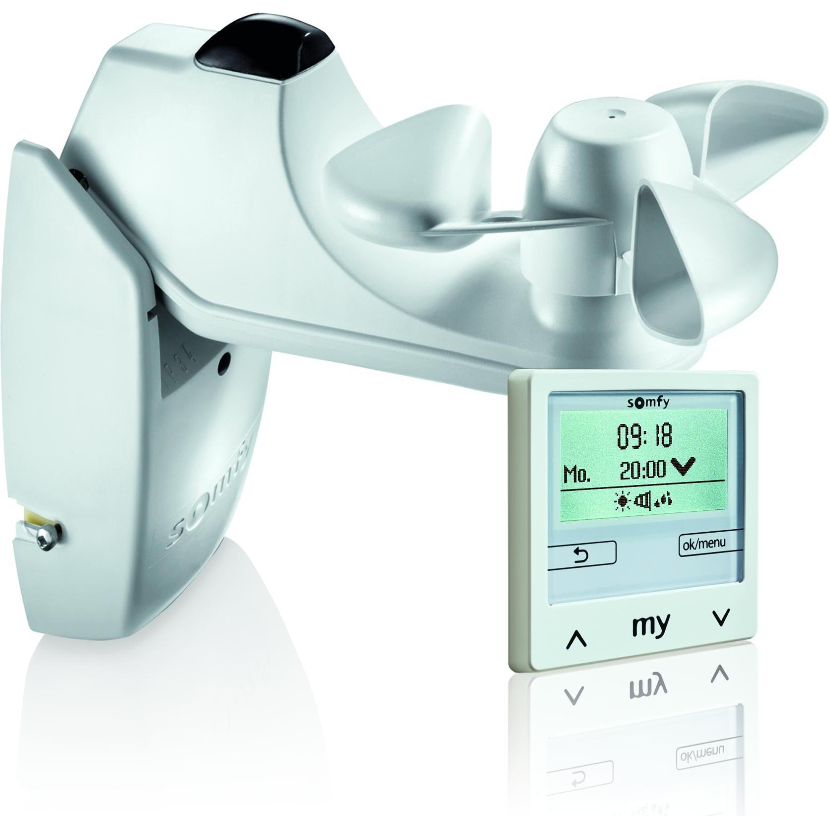 somfy Soliris Smoove IB+, Thermometer + Hygrometer, Weiss