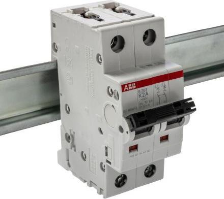 Produktbild ABB Stotz & Kontakt S202-K2 Sicherungsautomat K-Char., 6 kA, 2 A, 2P S202-K2