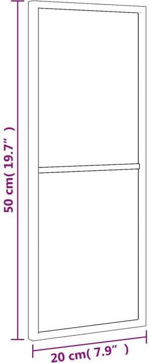 Actual product image vidaXL Hathor (20 x 50 cm)