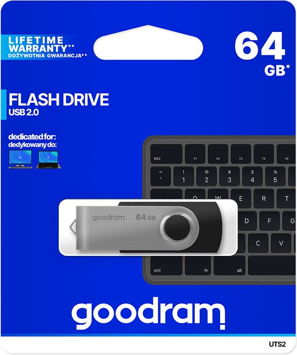 Produktbild Goodram UTS2 (64 GB, USB-A)