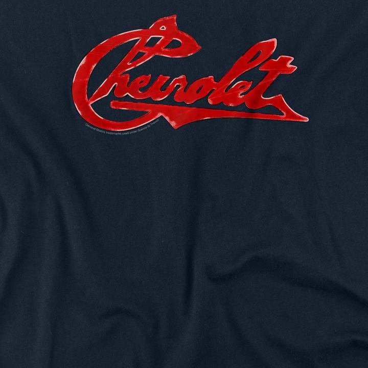 Produktbild Chevrolet Script Distressed TShirt Langärmlig (S)
