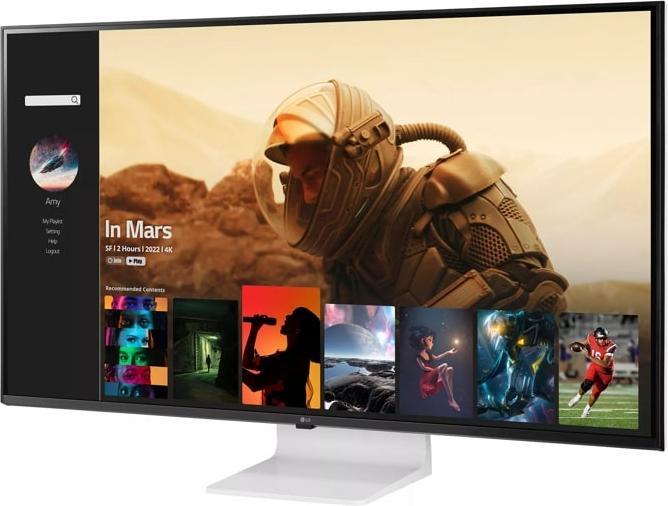 Actual product image LG Smart Monitor 43SQ700S-W (3840 x 2160 Pixels, 42.50")