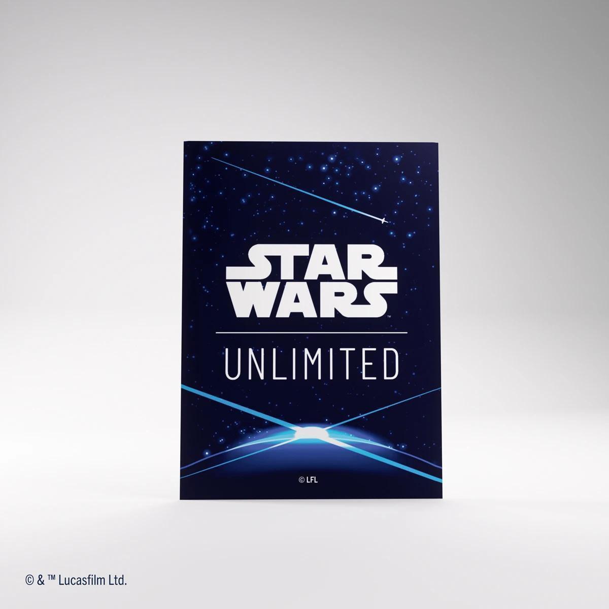 Gamegenic Star Wars Unlimited Premium Art Sleeves - Card Back Blue (Einzelartikel)