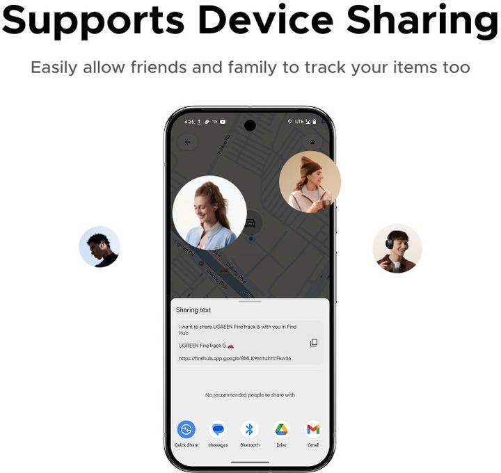 Produktbild Ugreen Fine Tracker Android (Android)
