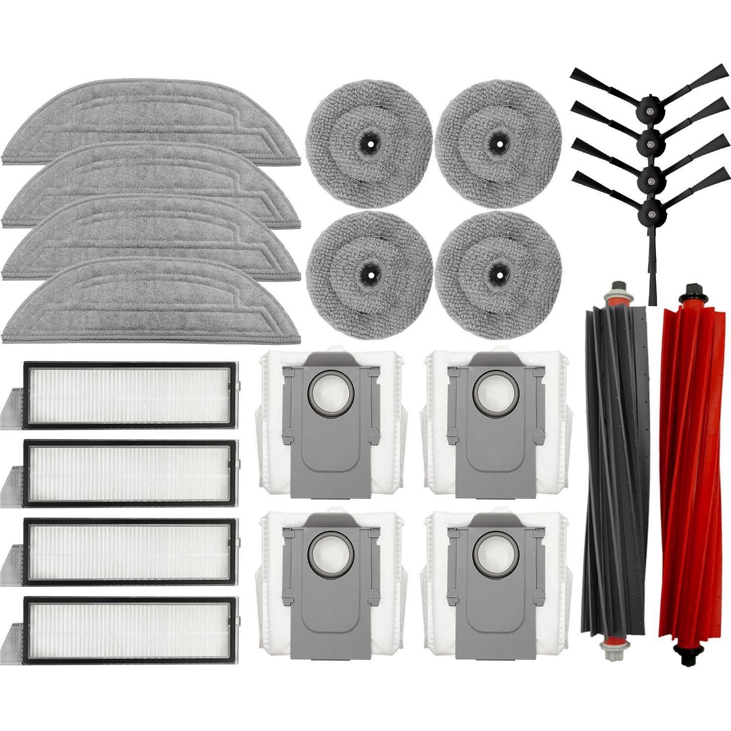 Roboparts Zubehör-Set für Roborock S8 MaxV Ultra Staubsaugroboter mit Vibrarise 3.0 - Modell 2024, Staubsauger Roboter Z...