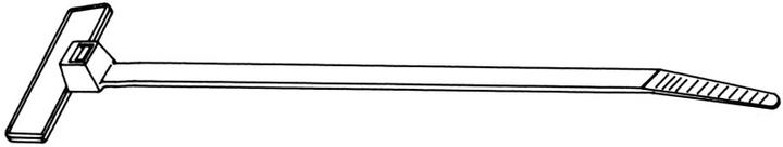 Actual product image HellermannTyton Cable tie marker 21x9mm IT18FL (Plastic cable ties, 110 mm, 100 pcs.)