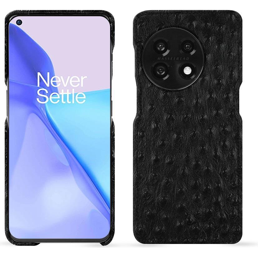Noreve Lederschutzhülle (OnePlus 11), Smartphone Hülle, Schwarz