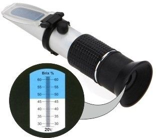 Produktbild Sixtol Universalrefraktometer für Fruchtkonzentrate (Säfte, Sirupe, Marmeladen usw.) AT 32