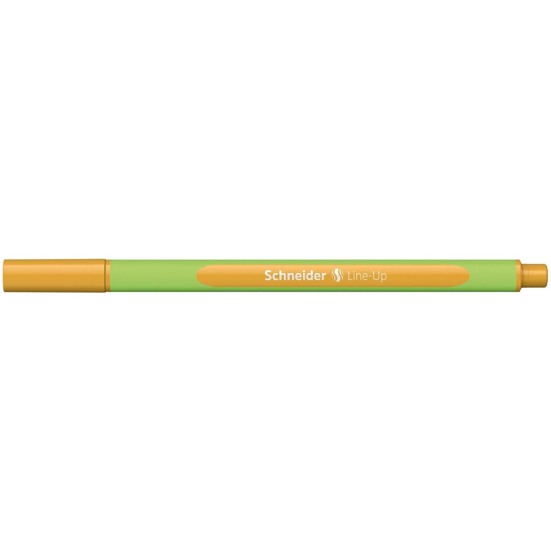 Schneider, Penne, Fineliner Line-Up 0,4 mm, giallo senape, 10 pezzi (10x)