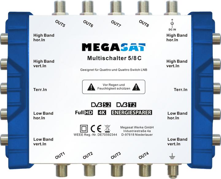 Actual product image Megasat 600189 Multiswitch 5/8 C (Multi switch)