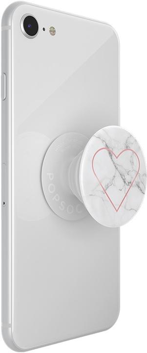 Actual product image PopSockets Stoney Heart Mobile Phone Stand Stone, Pink