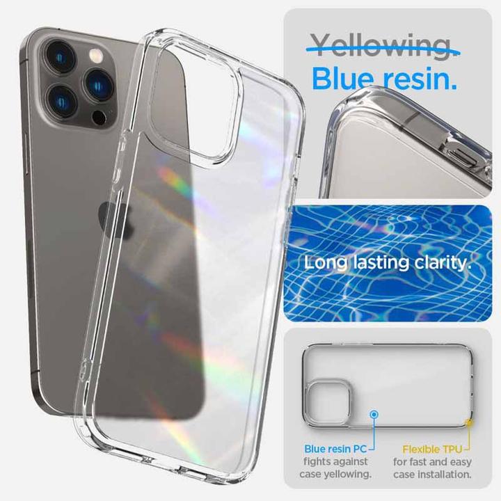 Produktbild Spigen Ultra Hybrid Case für Apple iPhone 14 Pro - frost clear (Apple iPhone 14 Pro)