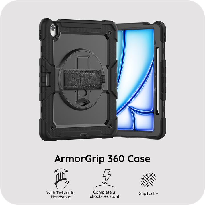 Produktbild Cazy Stossfest Hülle Schutz Fallfest Hülle (Apple iPad Air 13 2024, Apple iPad Air 13 2025, Apple iPad Air 13 2026)