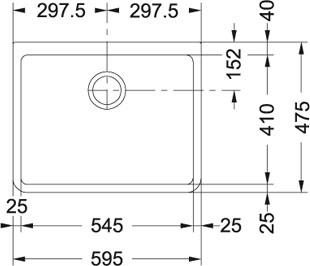 Franke BAK 710 (47.50 cm, 59.50 cm)