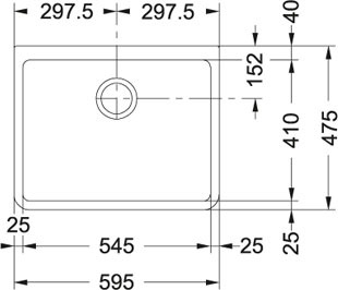 Actual product image Franke BAK 710 (47.50 cm, 59.50 cm)
