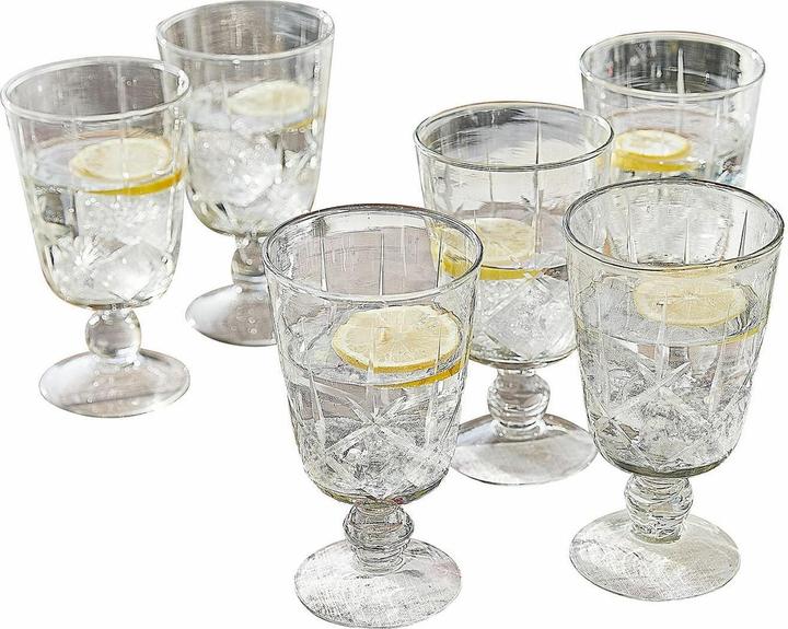 Loberon Glas 6er Set Mirathor klar (0.40 l, 6x)
