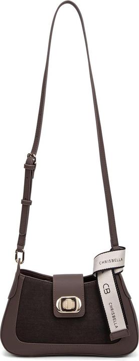 Immagine prodotto Chrisbella Damen Schultertasche - Modell Aurelia Lux - 100% Polyurethan - 29.0 X 8.0 X 17.0 Cm