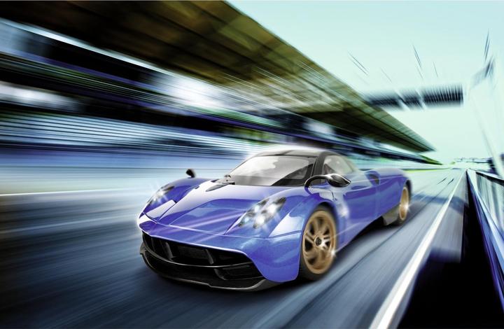 Actual product image Carson 1:14 Pagani Huaira 2.4G 100% RTR blue (RTR Ready-to-Run)