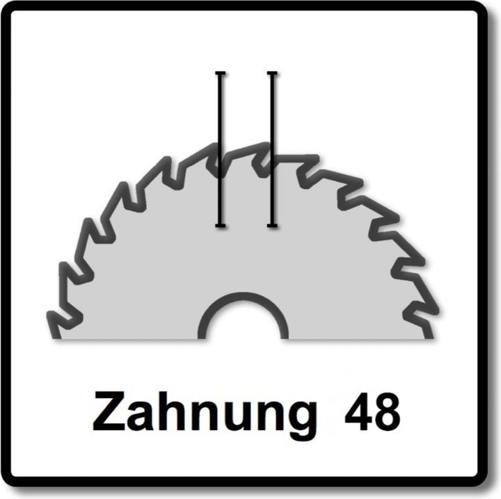 Actual product image Makita EFFICUT saw blade 150x20mmx 48 teeth