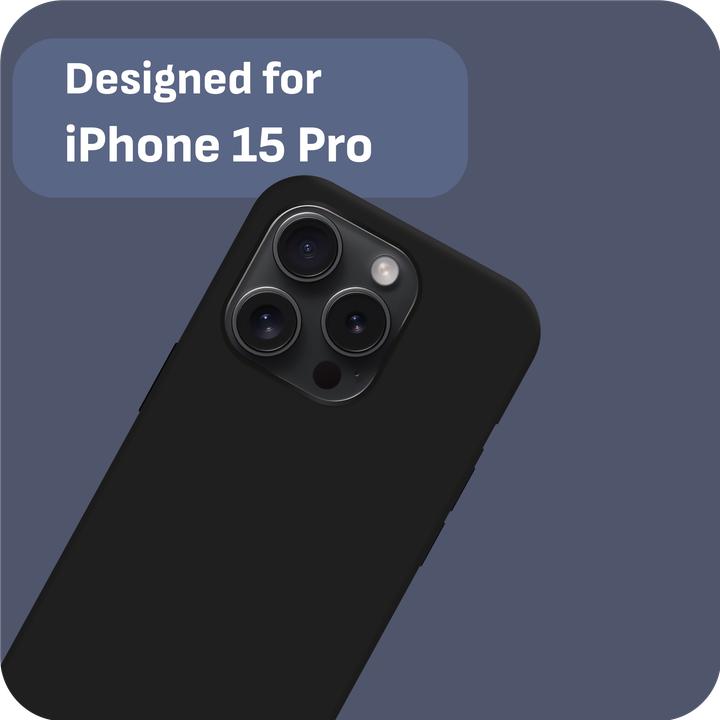 Produktbild Cazy Silikon Hülle Kompatibel mit iPhone 15 Pro - Soft TPU Schutz - (Apple iPhone 15 Pro)