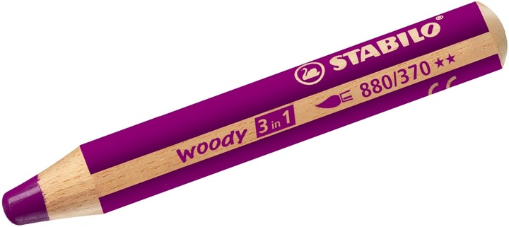 Actual product image STABILO woody 3 in 1 coloured pencil (Heather, 1 x)