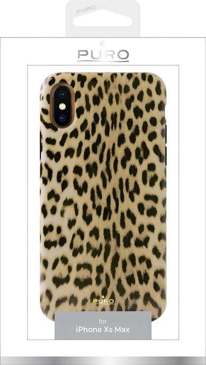 Actual product image Puro Dėklas Glam Leopard Cover iPhone XS Max (leo 1) Limited Edition (Apple iPhone XS Max)