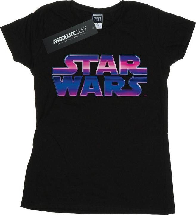 Immagine prodotto Star Wars Neon Logo Maglietta Donna (XXL)