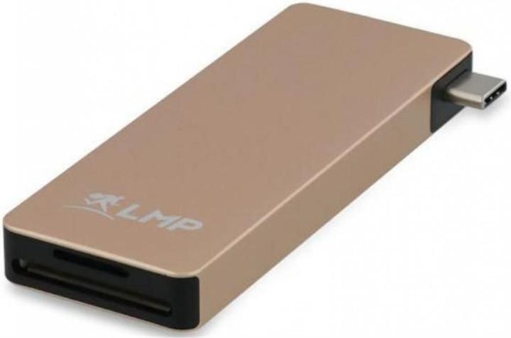 Actual product image LMP Basic Hub 6 Port Gold (USB-C, 6 ports)