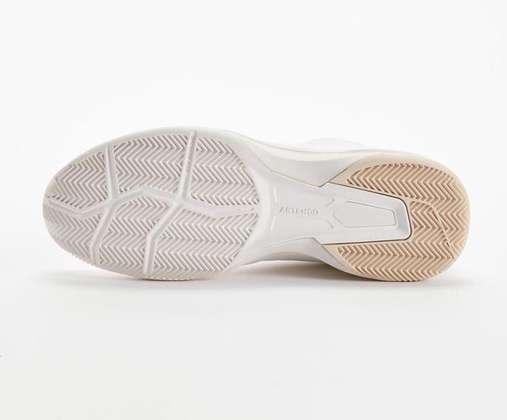 Produktbild Artengo Damen-Tennisschuhe Sandplatz Ts500 Weiss Beige (37)