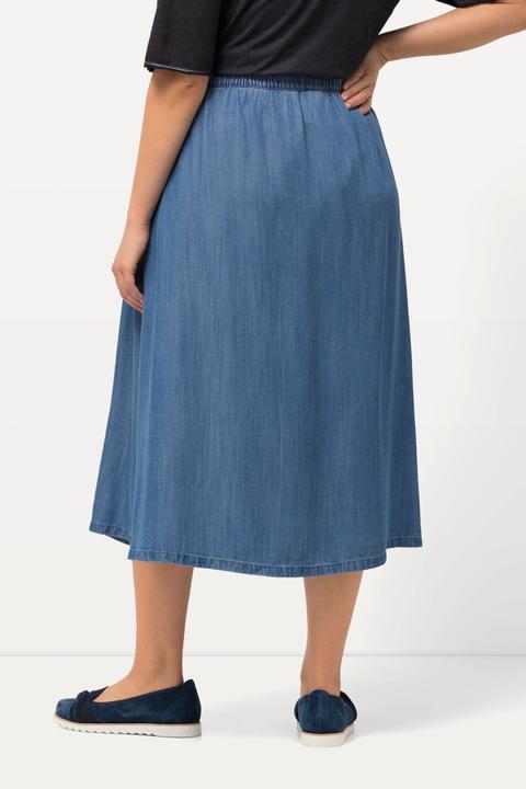 Actual product image Ulla Popken Denim Look Lyocell Skirt (50, 52)