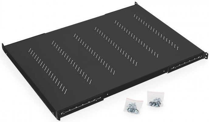 Produktbild Triton Shelf with perforation 1U 950mm - Schwarz - 80 kg - 1U - 950 mm
