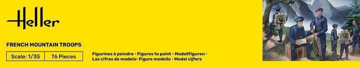 Actual product image Heller French Mountain Troops