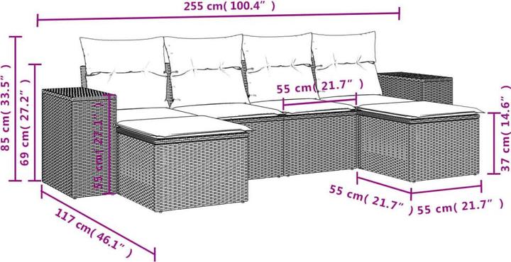 Produktbild vidaXL Amina